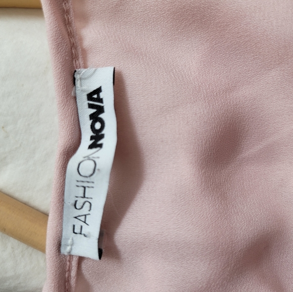 Fashion Nova pastel barbie Pink Bodysuit - Picture 7 of 9